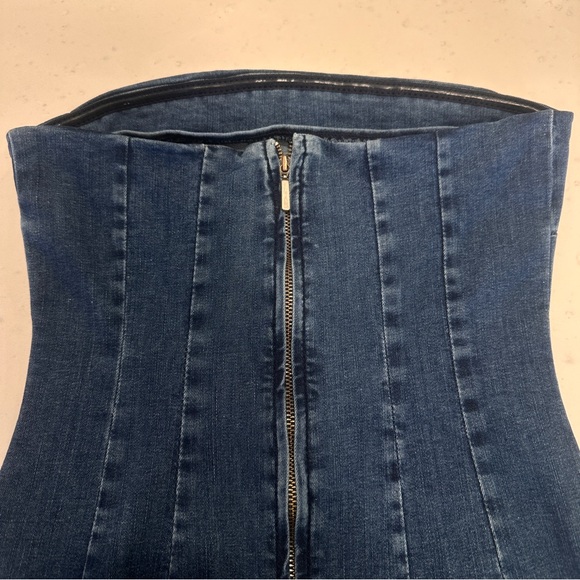 Zara Denim Maxi Dress NWT Size XS - Picture 6 of 8